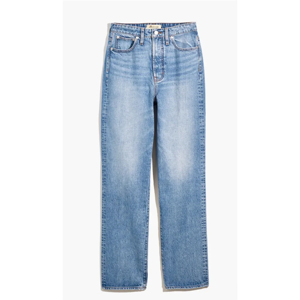 Womens Madewell The Curvy Perfect Vintage Straight Jean in Seyland Wash Sz 27 - Picture 1 of 10